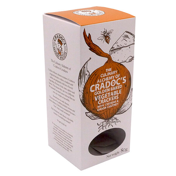 Cradoc's Cheddar with Onion Chutney Savoury Biscuits