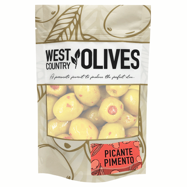 West Country Picante Pimento Olives 175g