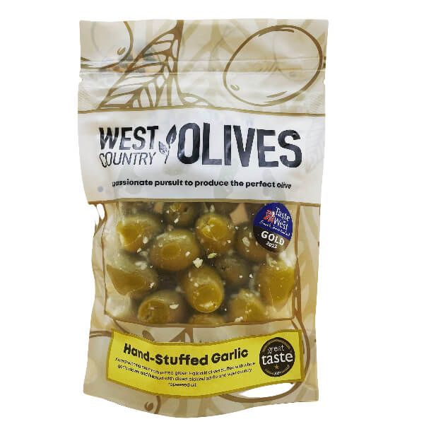 Hand Stuffed Garlic Olives