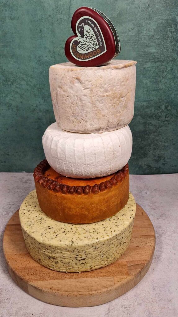 cheese wedding cake