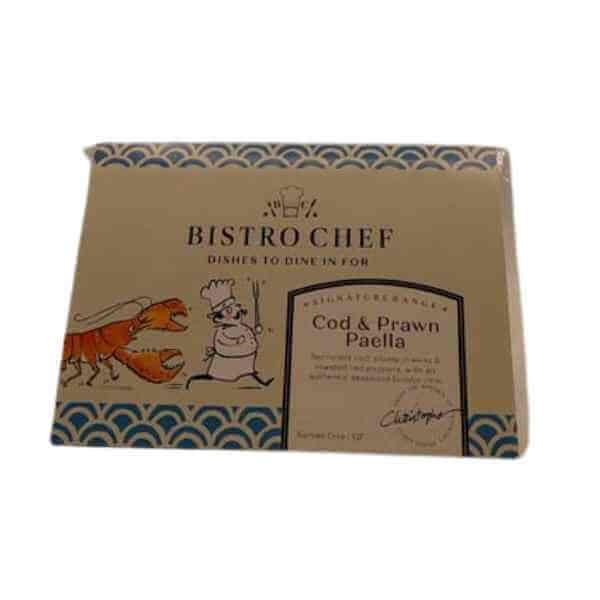 cod & prawn paella